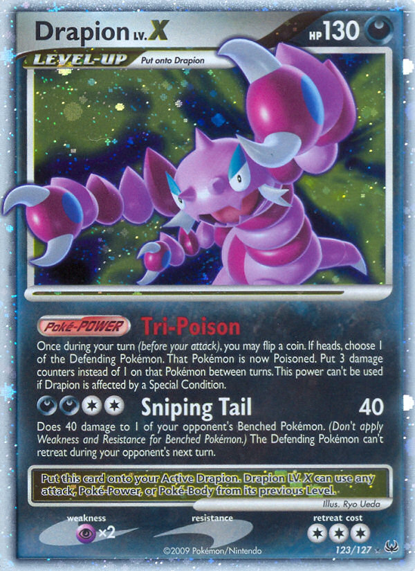 Drapion LV.X (123/127) [Platinum: Base Set] 