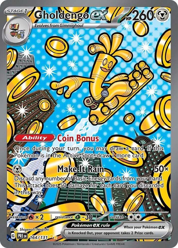 Gholdengo ex (164/131) [Scarlet &amp; Violet: Prismatic Evolutions] 