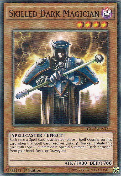 Skilled Dark Magician [YGLD-ENC19] Common 