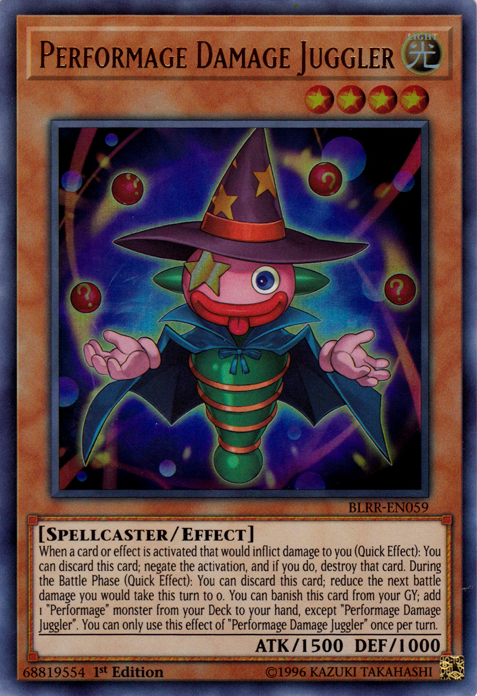 Performage Damage Juggler [BLRR-EN059] Ultra Rare 
