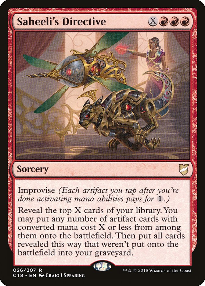 Saheeli's Directive [Order 2018] 
