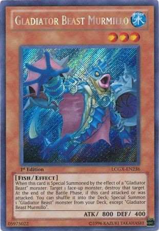 Gladiator Beast Murmillo [LCGX-EN236] Secret Rare 