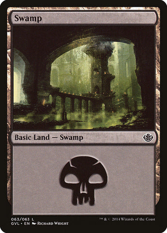 Swamp (63) (Garruk vs. Liliana) [Duel Decks Anthology] 