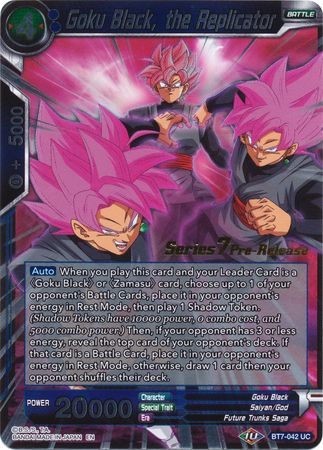 Goku Black, the Replicator (BT7-042_PR) [Assault of the Saiyans Prerelease Promos] 
