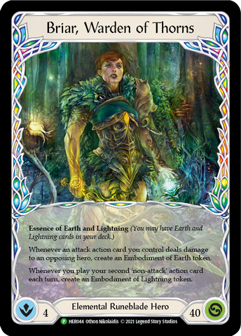 Briar, Warden of Thorns [HER044] (Promo) Cold Foil 