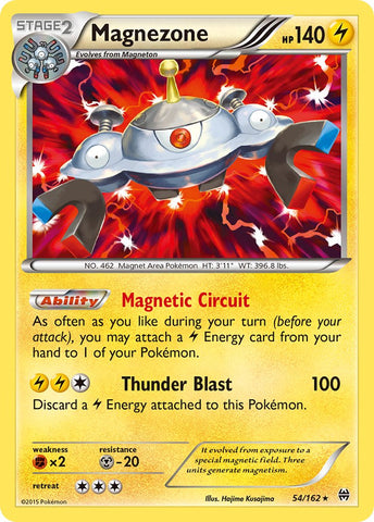 Magnezone (54/162) (Theme Deck Exclusive) [XY: BREAKthrough] 