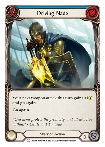 Driving Blade (Blue) [1HP173] (History Pack 1) 