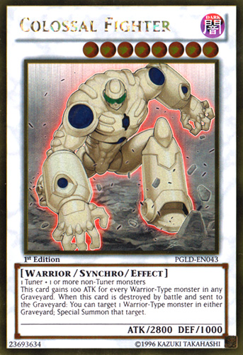 Colossal Fighter [PGLD-EN043] Gold Rare 