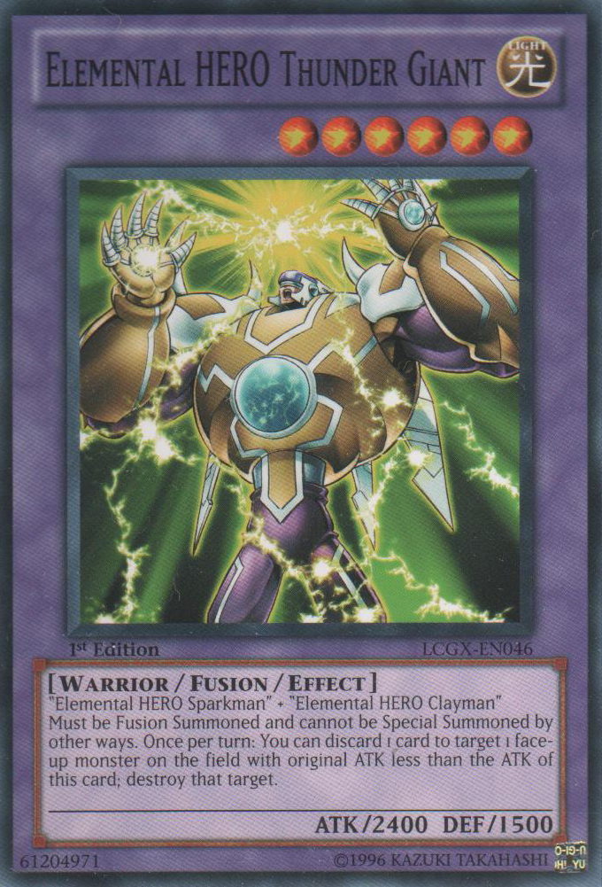 Elemental HERO Thunder Giant [LCGX-EN046] Common 