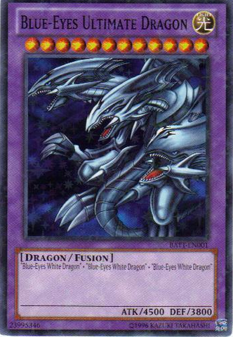 Blue-Eyes Ultimate Dragon [BATT-EN001] Starfoil Rare 