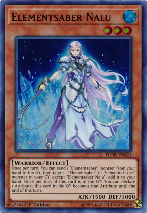 Elementsaber Nalu [FLOD-EN021] Super Rare 