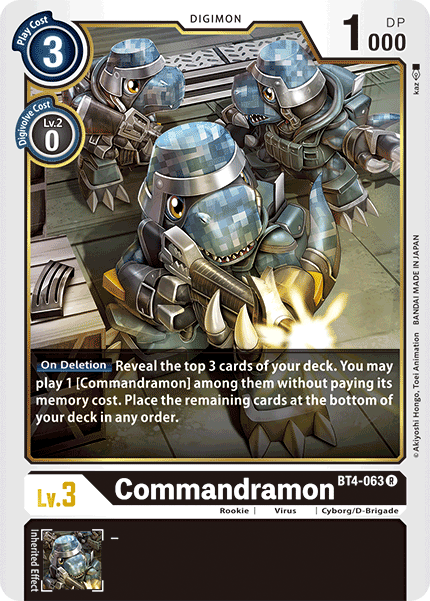 Commandramon [BT4-063] [Great Legend]