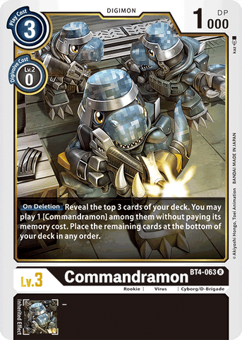 Commandramon [BT4-063] [Great Legend] 
