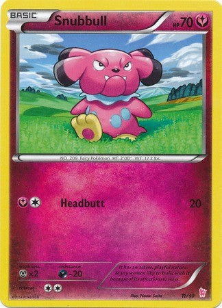Snubbull (11/30) [XY: Trainer Kit - Sylveon] 