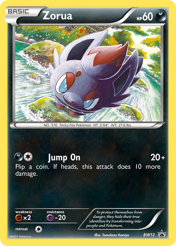 Zorua (BW12) [Black &amp; White: Black Star Promos] 