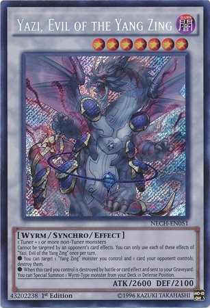 Yazi, Evil of the Yang Zing [NECH-EN051] Secret Rare 