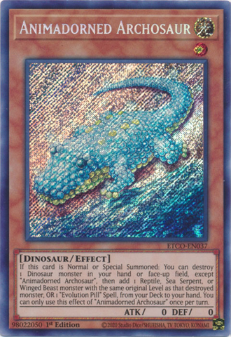 Animadorned Archosaur [ETCO-EN037] Secret Rare 