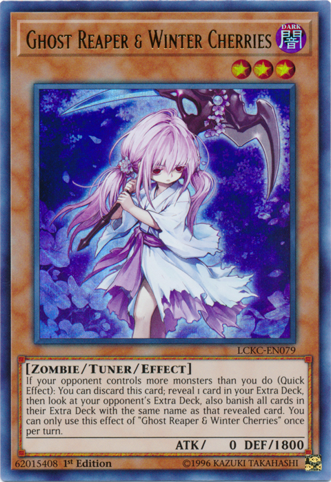 Ghost Reaper &amp; Winter Cherries [LCKC-EN079] Ultra Rare 