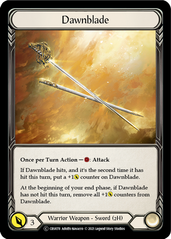Dawnblade [U-CRU078] (Crucible of War Unlimited) Unlimited Rainbow Foil 