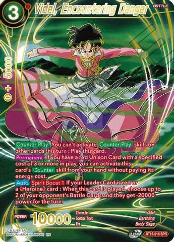 Videl, Encountering Danger (SPR) (BT15-016) [Saiyan Showdown] 