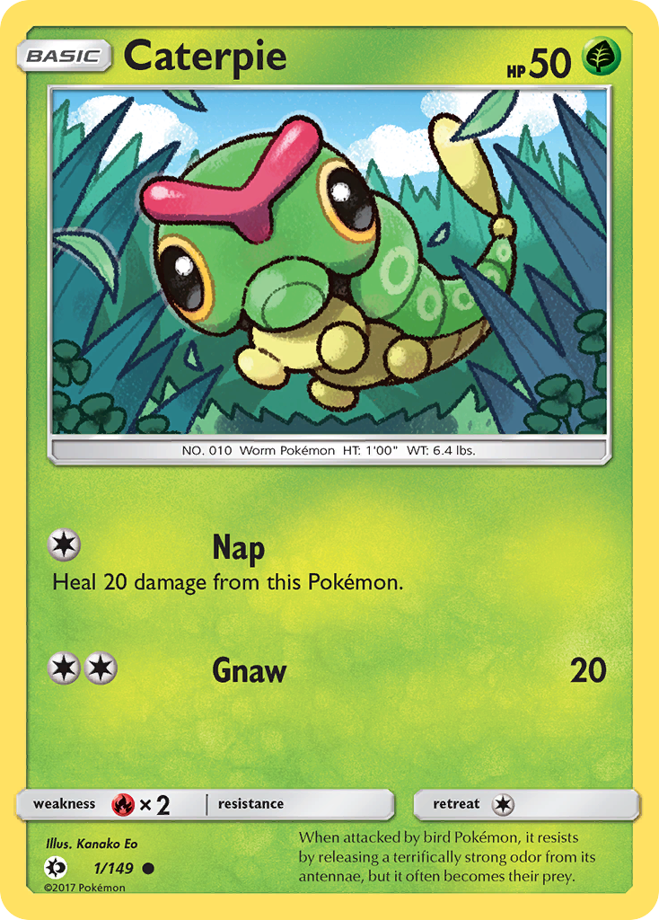 Caterpie (1/149) [Sun &amp; Moon: Base Set] 