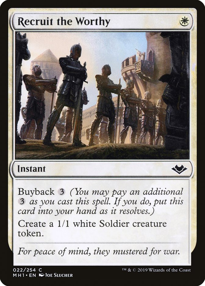 Recruit the Worthy [Modern Horizons] 