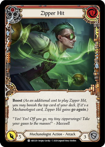 Zipper Hit (Red) [U-ARC029] (Arcane Rising Unlimited) Unlimited Normal 