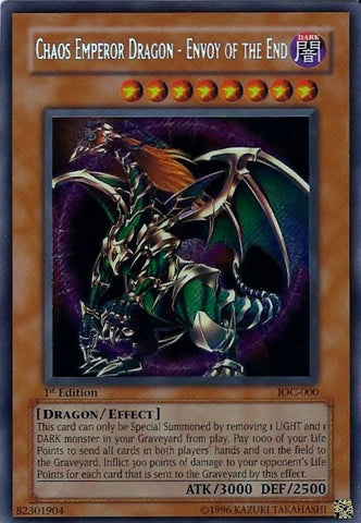 Chaos Emperor Dragon - Envoy of the End [IOC-000] Secret Rare 