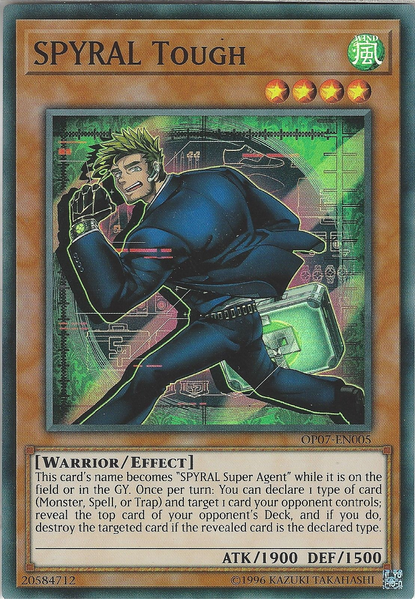 SPYRAL Tough [OP07-EN005] Super Rare 