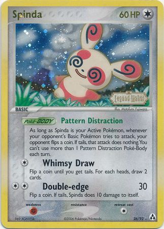 Spinda (26/92) (Stamped) [EX: Legend Maker] 