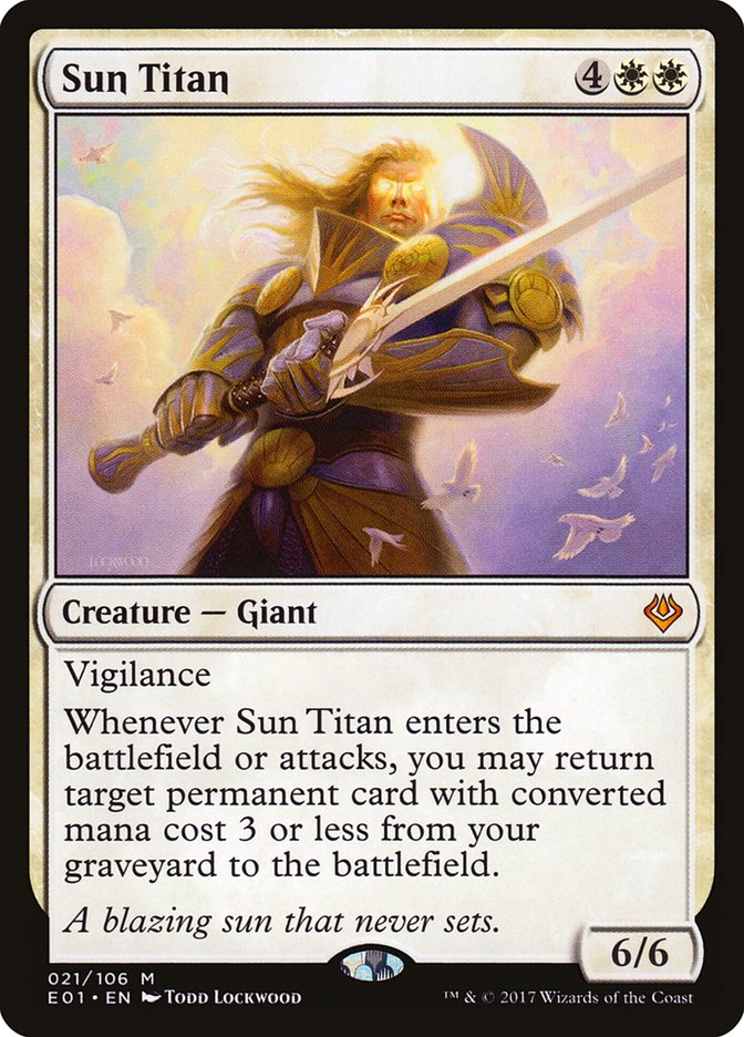 Sun Titan [Archenemy: Nicol Bolas] 