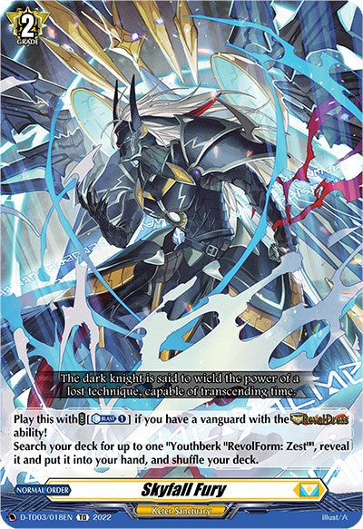 Skyfall Fury (D-TD03/018EN) [D-TD03: Raika Koshiba -Skyfall Executors-] 