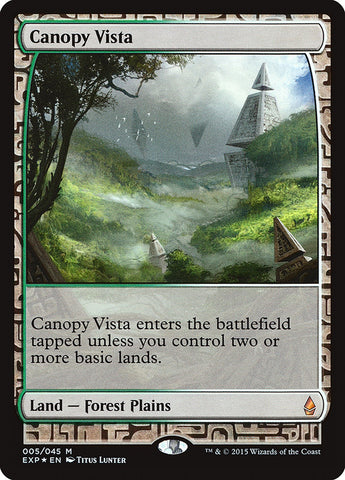 Canopy Vista [Zendikar Expeditions] 