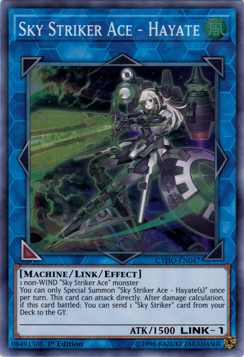 Sky Striker Ace - Hayate [CYHO-EN047] Super Rare 