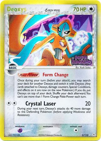 Deoxys (5/110) (Delta Species) (Stamped) [EX: Holon Phantoms] 