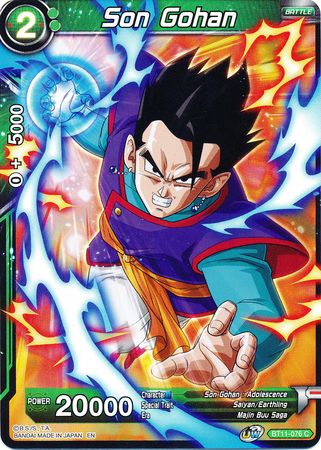Son Gohan (Green) (BT11-076) [Vermilion Bloodline 2nd Edition] 