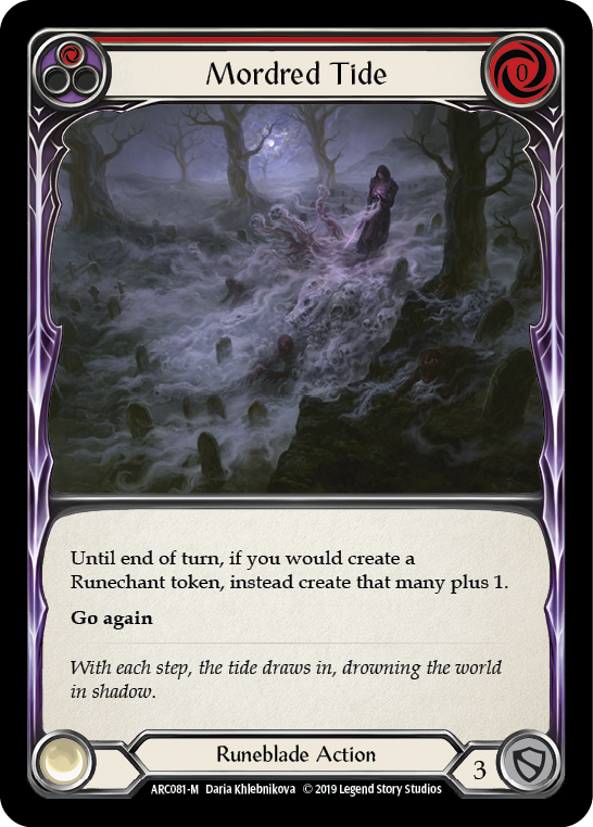 Mordred Tide [ARC081-M] (Arcane Rising) 1st Edition Normal 