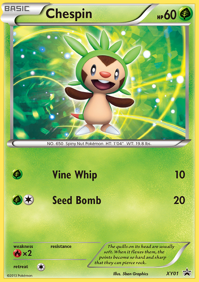 Chespin (XY01) [XY: Black Star Promos] 