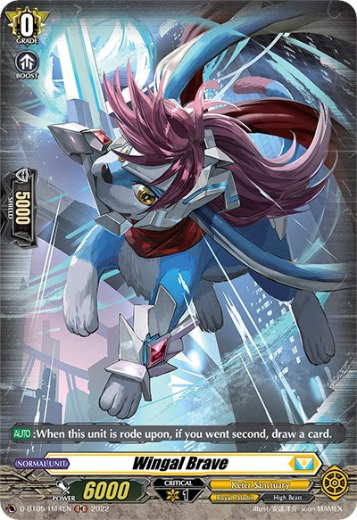 Wingal Brave (D-BT05/H44EN) [Triumphant Return of the Brave Heroes]