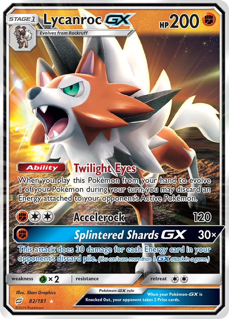 Lycanroc GX (82/181) [Sun &amp; Moon: Team Up] 