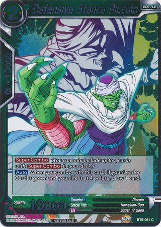 Defensive Stance Piccolo (Event Pack 4) (BT5-061) [Promotion Cards] 