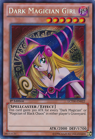 Dark Magician Girl [LCYW-EN022] Secret Rare 