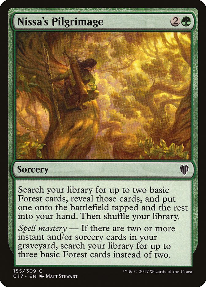 Nissa's Pilgrimage [Commander 2017] 