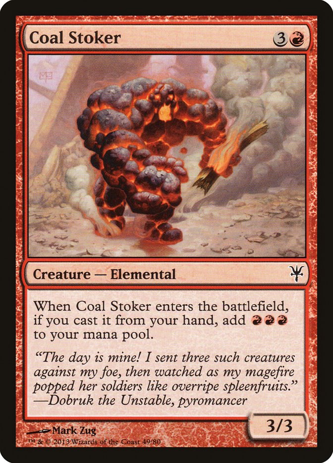 Coal Stoker [Duel Decks: Sorin vs. Tibalt] 