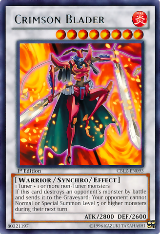 Crimson Blader [CBLZ-EN093] Rare 