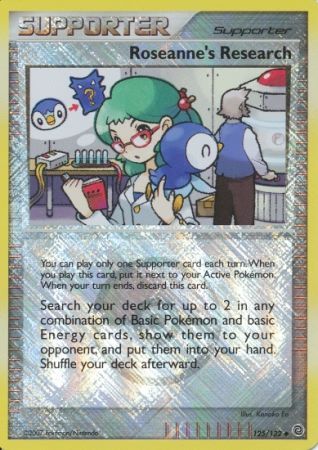 Roseanne's Research (125/132) (League Promos) [Diamond &amp; Pearl: Secret Wonders] 