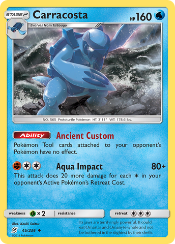 Carracosta (45/236) [Sun &amp; Moon: Unified Minds] 