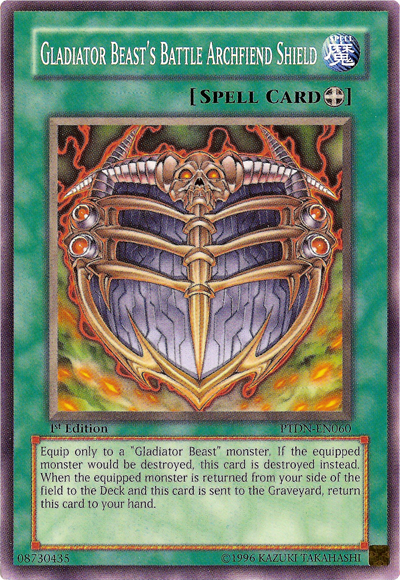 Gladiator Beast's Battle Archfiend Shield [PTDN-EN060] Common 