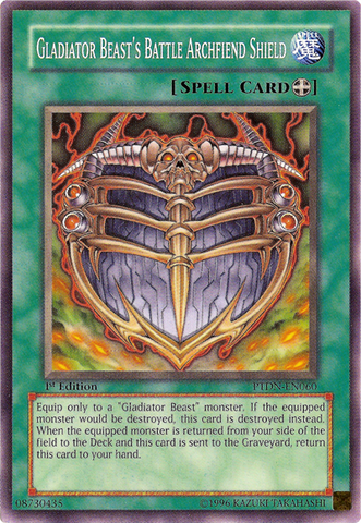 Gladiator Beast's Battle Archfiend Shield [PTDN-EN060] Common 
