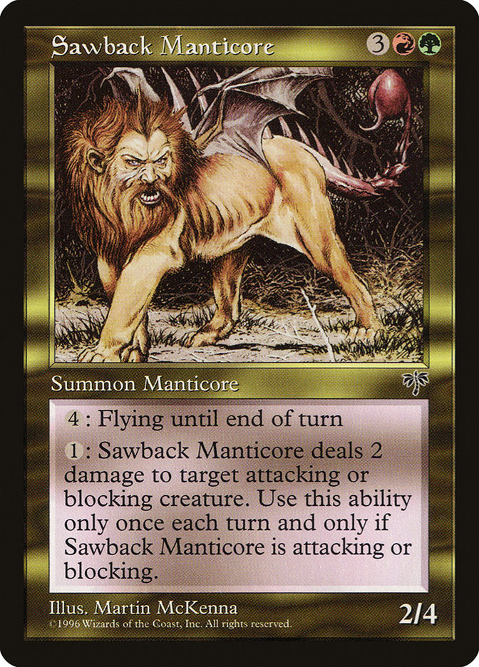 Sawback Manticore [Mirage] 